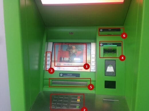 Інструкція по користування банкомату в ПриватБанку